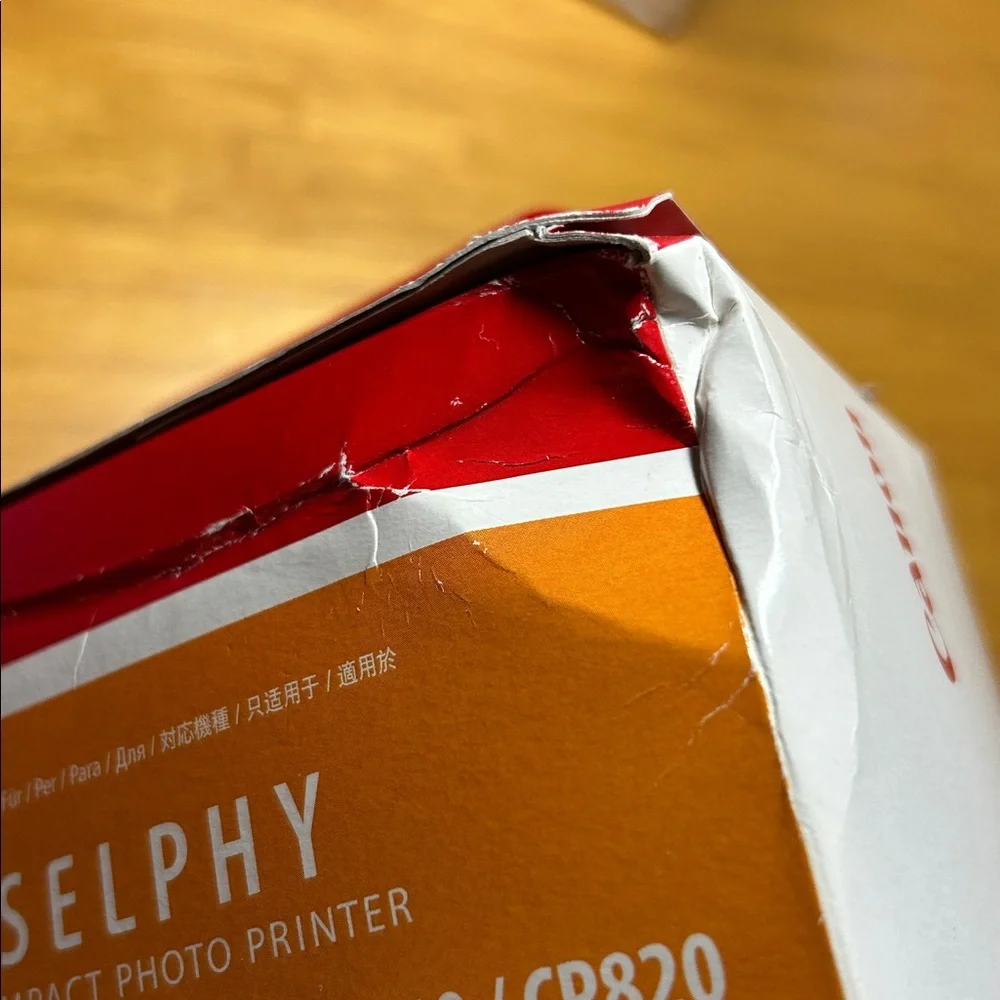 New Canon Selphy RP-108 Color Ink and Paper Set CP1000 Postcard Size 108 sheets